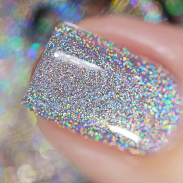 Silver Holo Nail Polish - Image 2