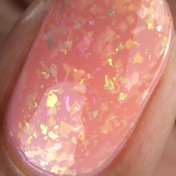 Glitter Pink Nail Polish - Image 3