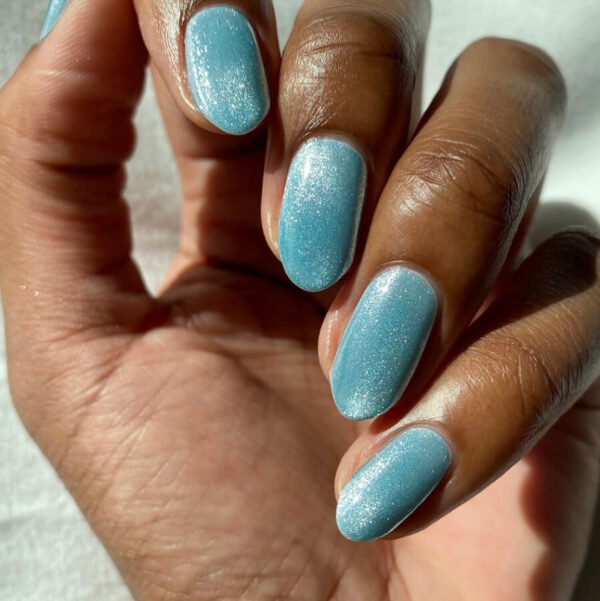 Sky Blue Nail Polish - Image 2