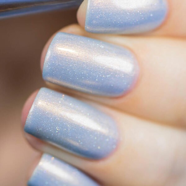 Sparkle Light Blue Polish - Image 2